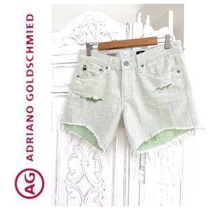 NWOT Adriano Goldschmied Piper Crop Slouchy Shorts